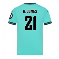 Stroje piłkarskie Wolves Rodrigo Gomes #21 Koszulka Wyjazdowej 2025-26 Krótki Rękaw